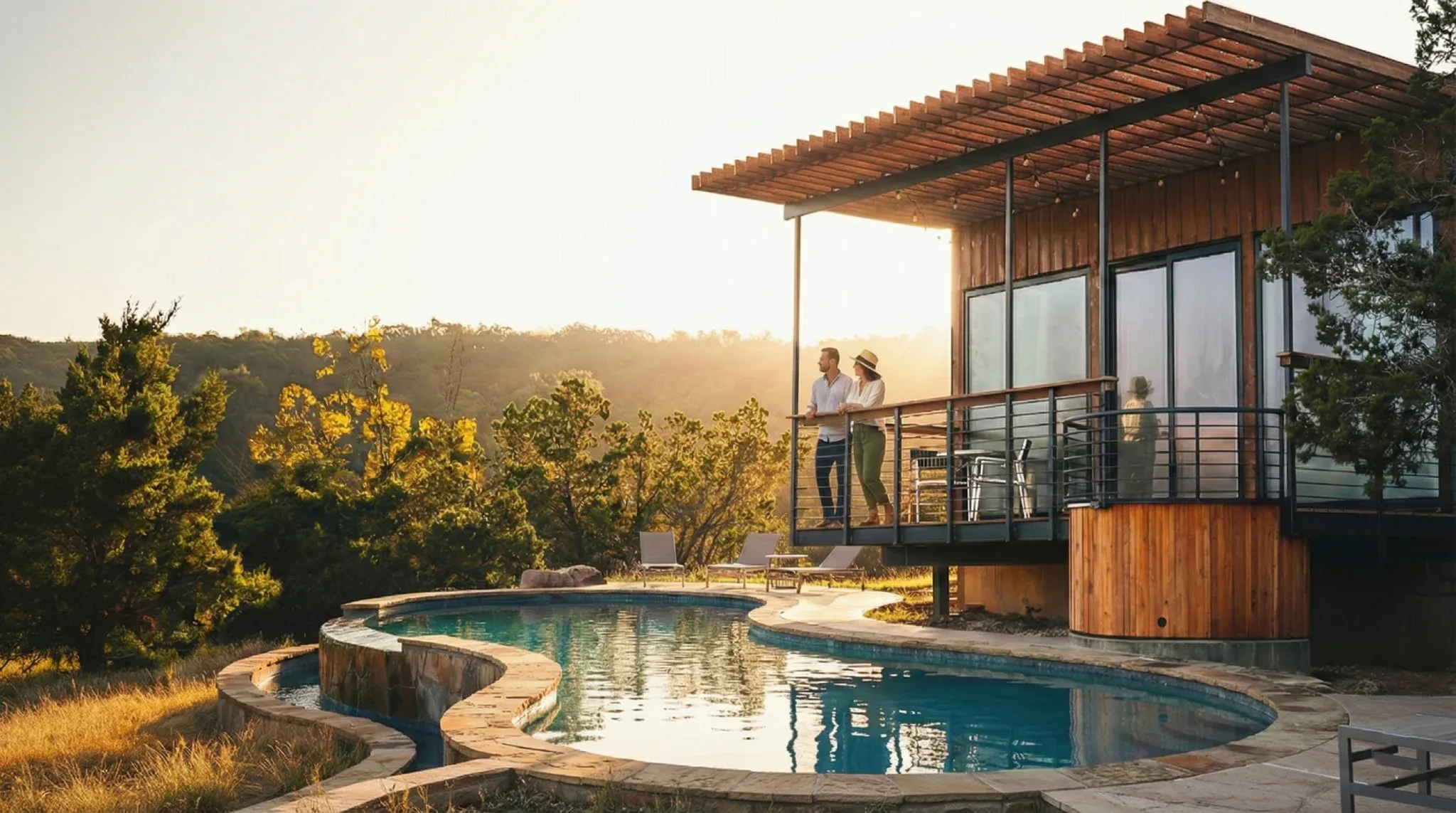 Beautiful pool design